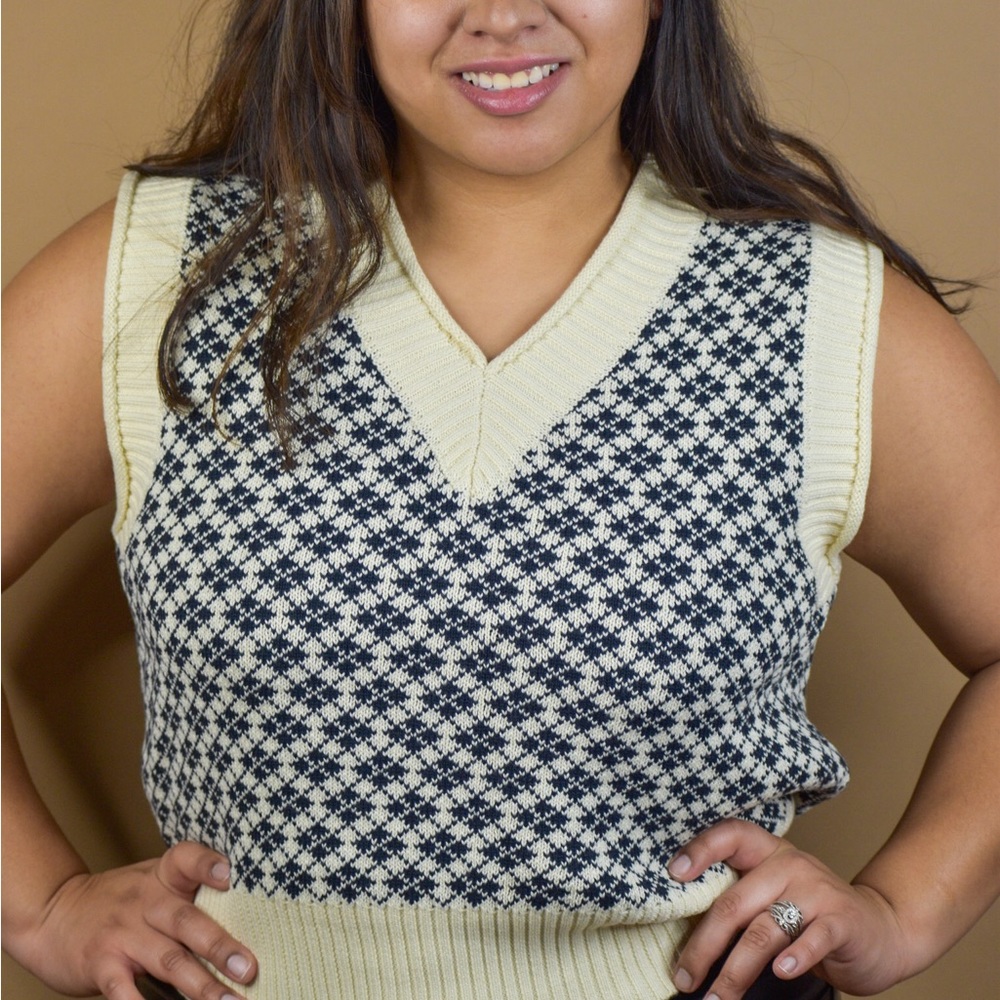 Houndstooth vest - Picture 2 of 4
